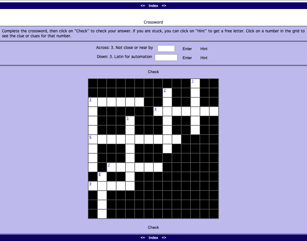 Crossword