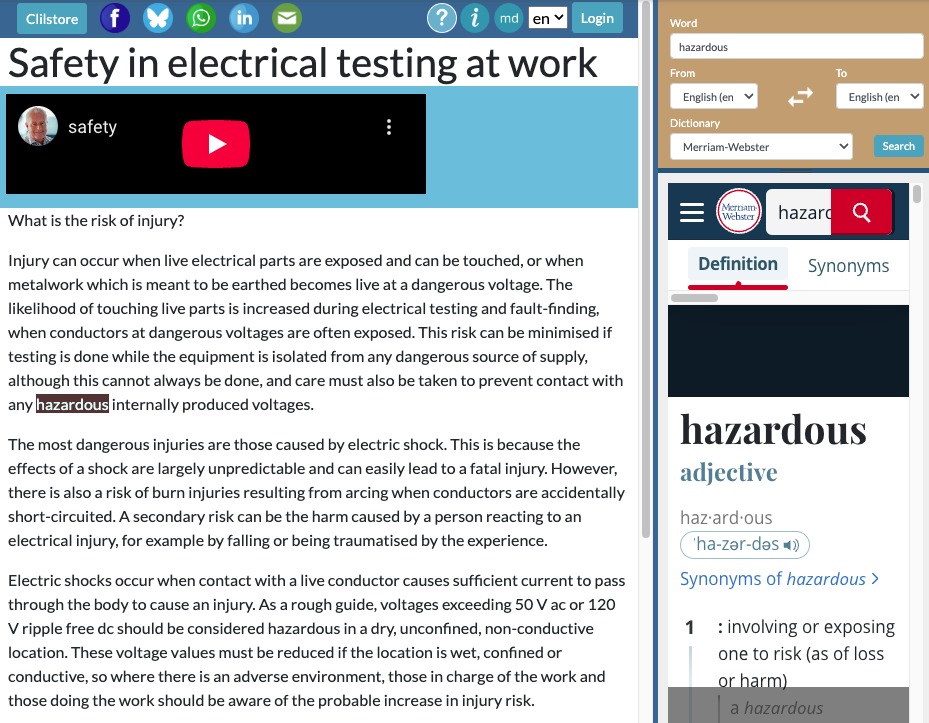 Safety in Testing
